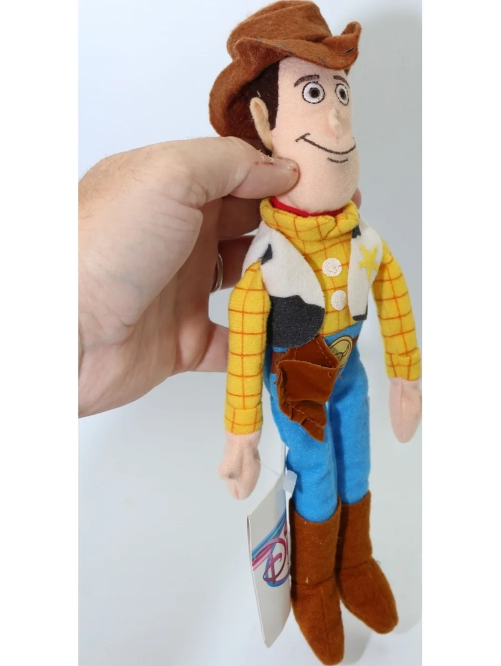 VTG 1995 Disney Parks Pixar Toy Story Mini Bean Bag Sheriff Woody Plush 9
